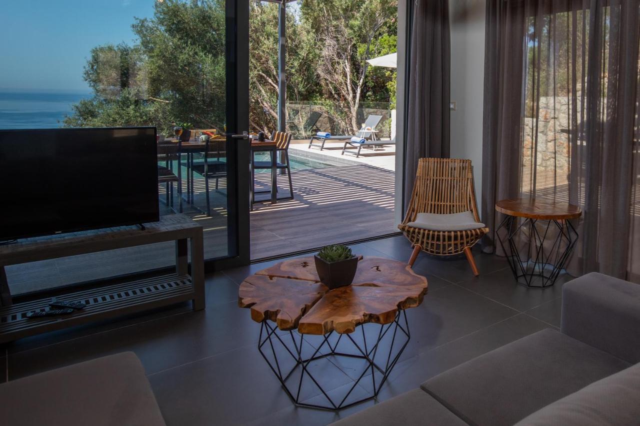 Brand New Villa Lefka With Private Pool At Platies Plateies Ngoại thất bức ảnh