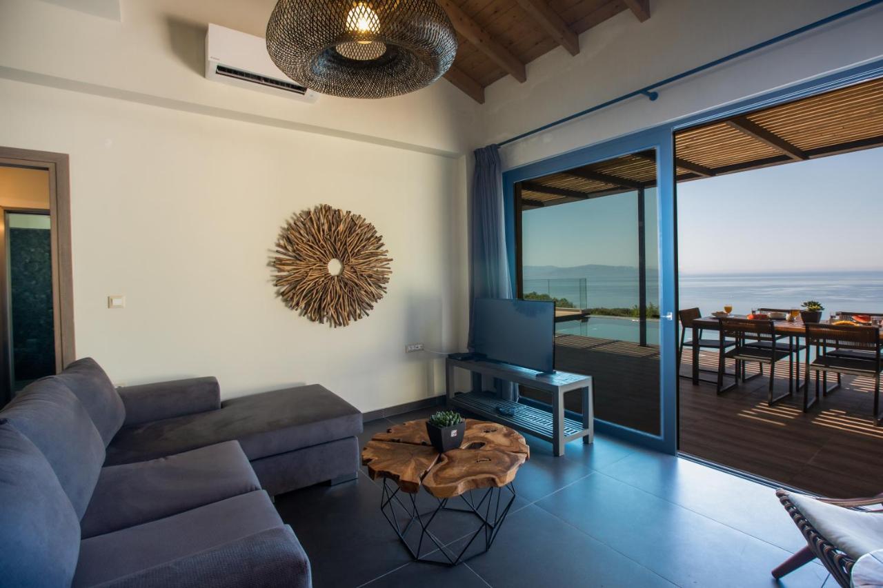 Brand New Villa Lefka With Private Pool At Platies Plateies Ngoại thất bức ảnh