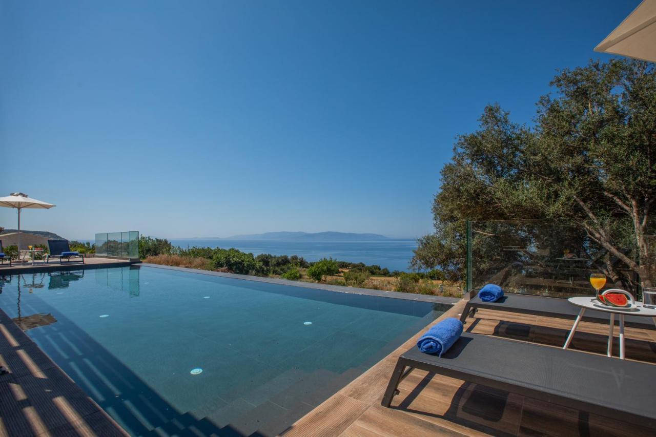 Brand New Villa Lefka With Private Pool At Platies Plateies Ngoại thất bức ảnh