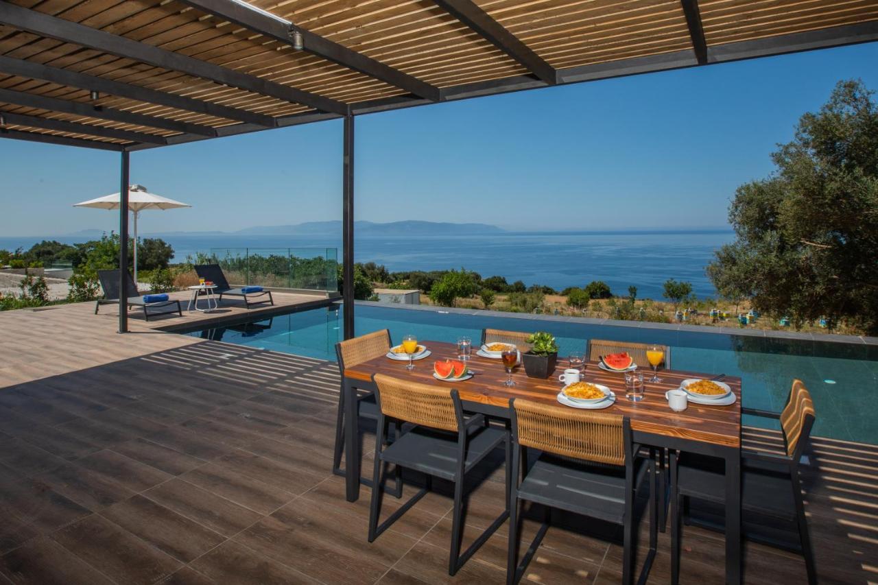 Brand New Villa Lefka With Private Pool At Platies Plateies Ngoại thất bức ảnh