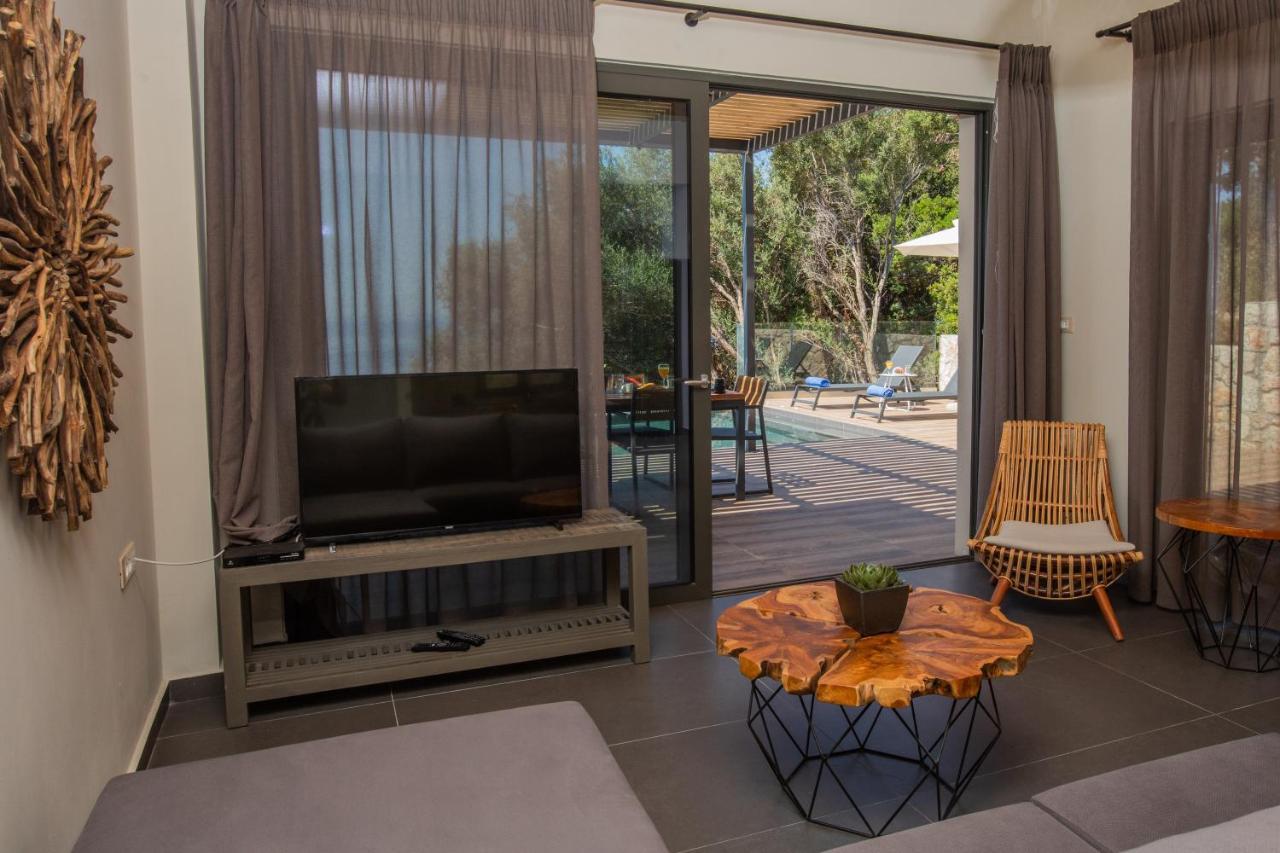 Brand New Villa Lefka With Private Pool At Platies Plateies Ngoại thất bức ảnh